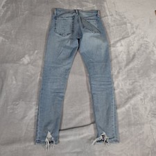 Rag Bone Cate Mid Rise Ankle Skinny Jeans Womens 23 Fits 25x26 Distressed