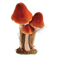 Deko-Pilz-Aufsteller A 3 StüCk 27 Cm Hoch Dekopilz Pilz-Attrappe Deko Herbstdeko