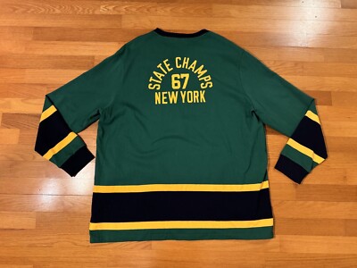 New XXL Polo Ralph Lauren Hockey Shirt Jersey NY State Champs P