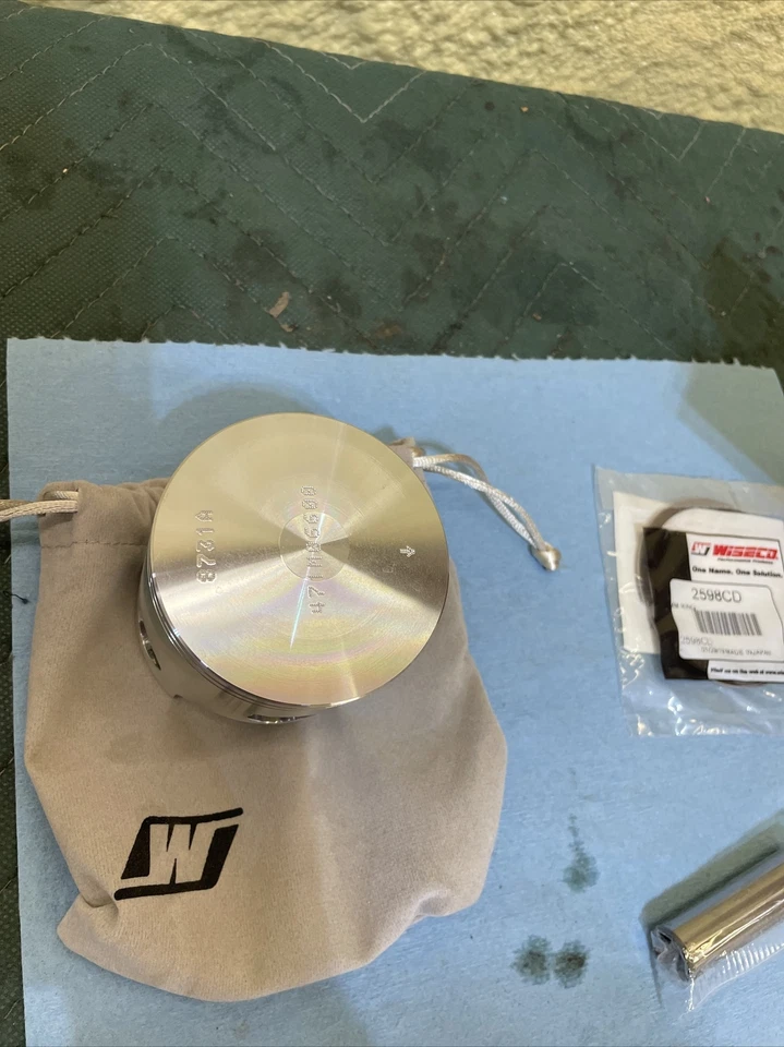 Kit de pistón Wiseco 66,00 mm para Yamaha CT175 DT175 MX175 YT175 471M06600 Foto 4 de 4