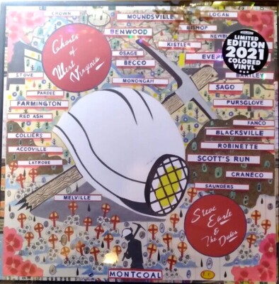 Steve Earle & The Dukes - Ghosts Of West Virginia LP BLUE Vinyl Album NEW Record