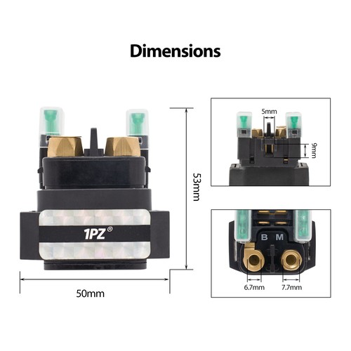 STARTER RELAY SOLENOID FOR YAMAHA YFZ450 YFZ 450 2004 2005 2006 2007 2008 NEW - Picture 6 of 7