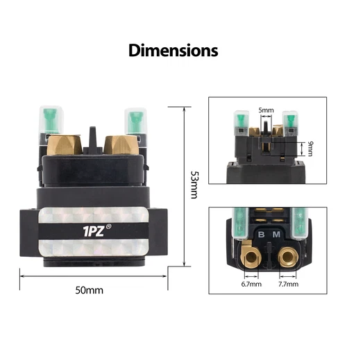 初学者继电器 Solenoid 适用于 YAMAHA YFZ450 YFZ 450 2004 2005 2006 2007 2008 全新 - 第 6 张/共 7 张