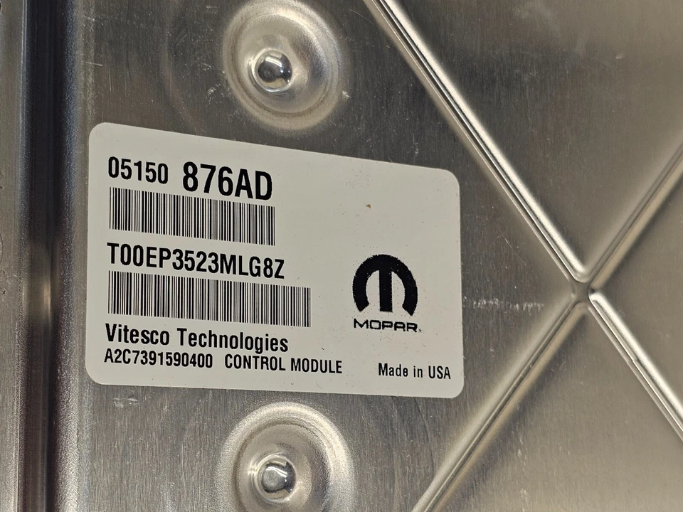 Модуль управления трансмиссией Mopar 5150876AD для 2015 Chrysler Town & Country Ram - Изображение 4 из 4