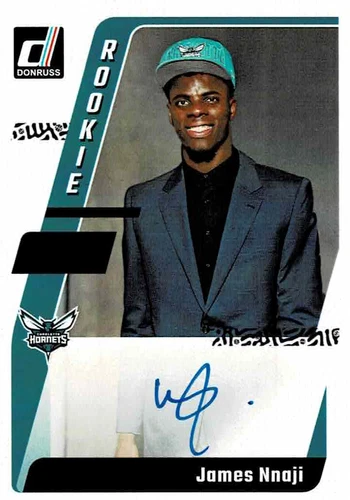 2023-24 Donruss #ND-JNN James Nnaji Next Day Autographs 