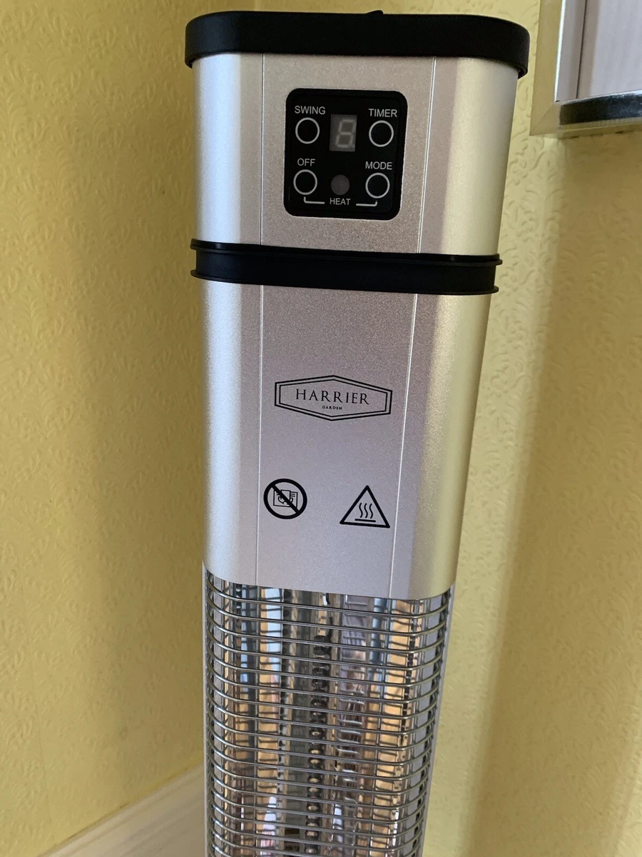 Harrier Tower patio heater, For Chilly Evenings, Remote Controlled, New |  eBay