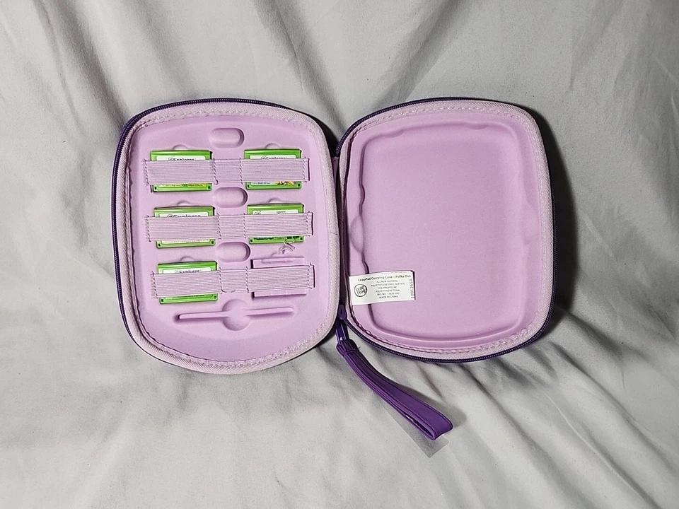 LeapFrog Explorer Carrying Case Purple Poka Dot Color With 5 Games! Hello Kitty! - Image 2 of 4