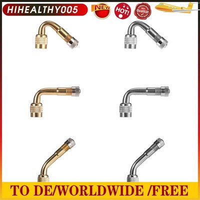 Brass Air Tyre Valve Schrader Valve Stem with Extension Adapter for Cars