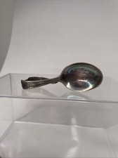 Curved Handle Baby Spoon Silver Plated WM Rogers Son AA