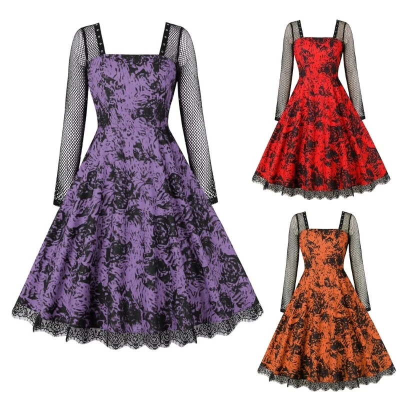 Halloween vintage dresses clearance