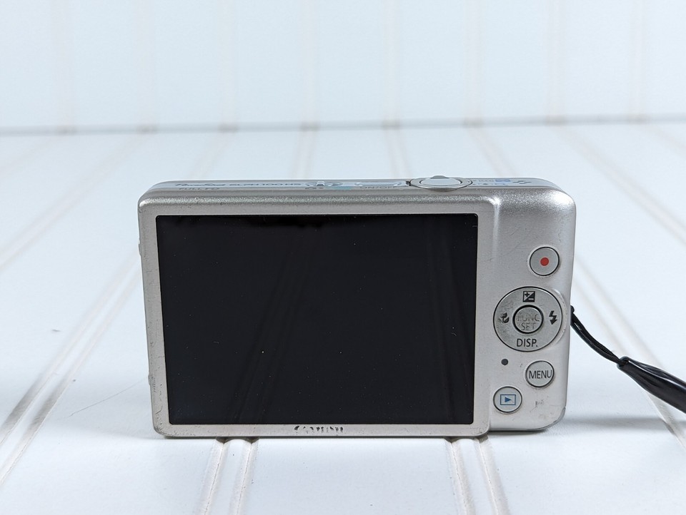 Canon PowerShot ELPH 100 HS 12.1MP Digital Camera Silver No Charger