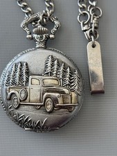 Vintage Pocket Watch With Chain