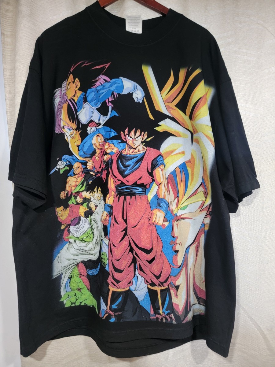 RETRO DRAGON BALL Z ON A SHAKA HEAVYWEIGHT GARMET DYED T SHIRT