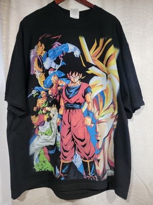 RETRO DRAGON BALL Z ON A SHAKA HEAVYWEIGHT GARMET DYED T SHIRT