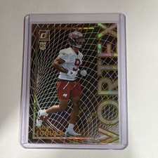 2025 Panini Donruss Emeka Egbuka #25 Buccaneers Vortex Rookie Insert