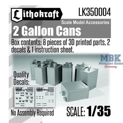 Lithokraft LK350004 2 Gallon Cans