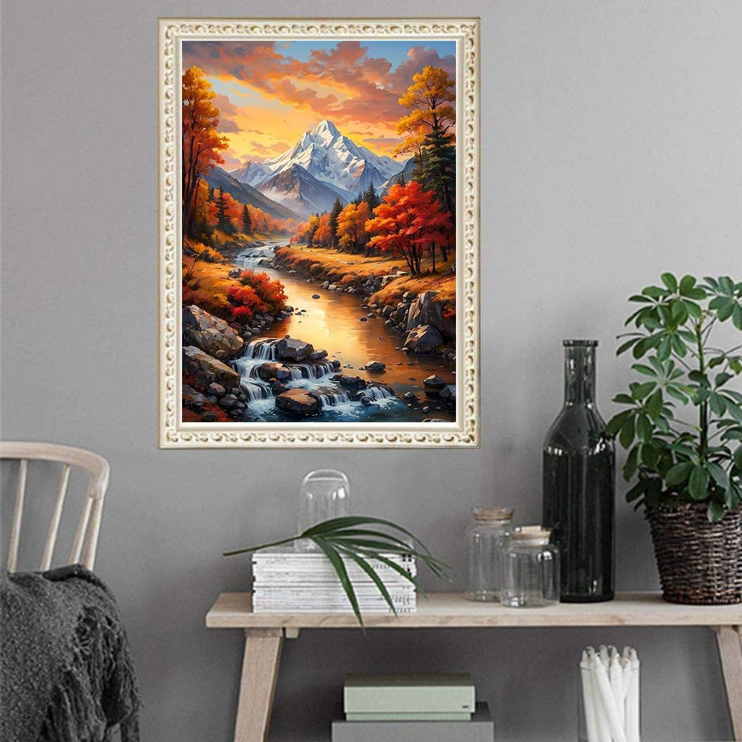 Diamond Painting Kits for Adults, Forest Landscape 5D DIY Diamond Art Kits Full