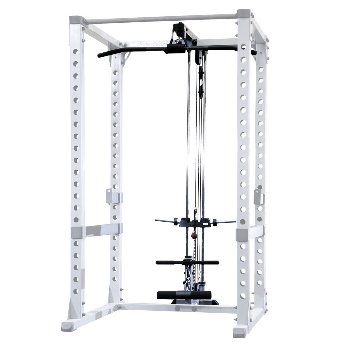 body solid power rack gpr378 weight hooks Body-Solid Power Rack Lat Attachment for the GPR378