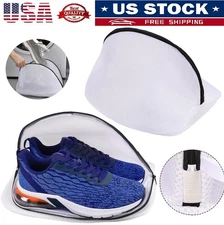 2× Shoes Washing Bag Washing Machine Laundry Mesh Net Dry Shoe Organizer Bags US