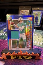 2025 Panini Optic - Rookie Phenoms Quinn Ewers #RPBH-QES Blue Hyper Prizm