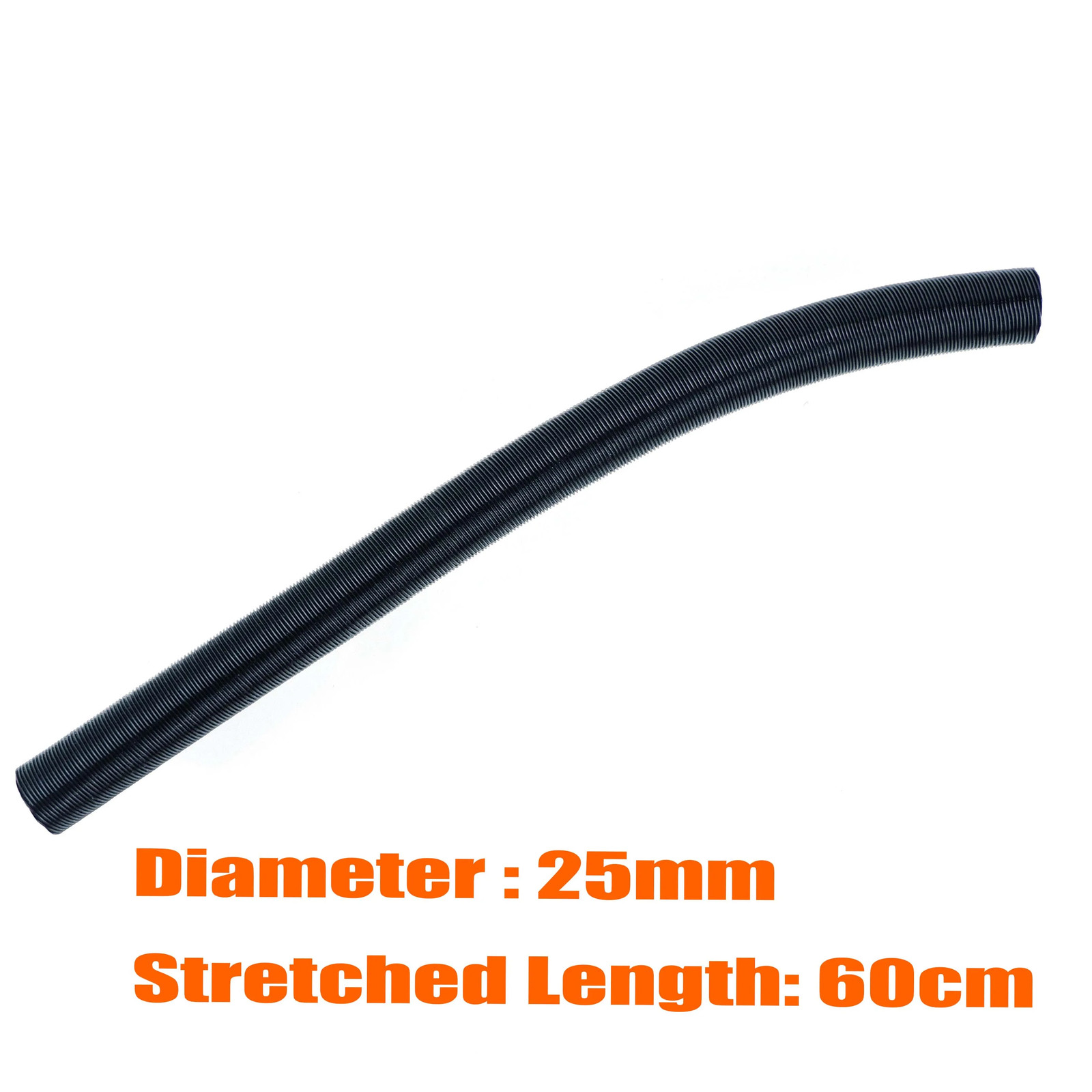 25Mm Diameter 60Cm Stretched Length Air Diesel Parking Heater Duct Pipe Tube Hos