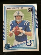2025 Panini Donruss Optic Riley Leonard #255 Base Rated Rookie (RC) Colts