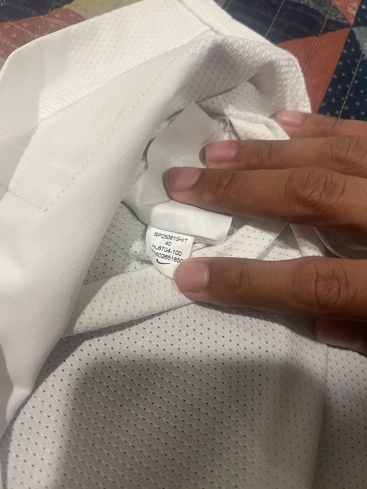 Nike Jimmy Butler Miami Heat Authentic Jersey White 24/25 Men's Size 40 - Image 4 of 4