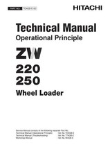 Hitachi ZW220 ZW250 EU Specif Loader Technical Manual Operational Principle