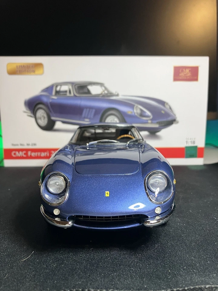 CMC 1/18 Ferrari 275 GTB/C 1966 Blue/Azzurro California (lim. 1000 units) - Photo 2/4