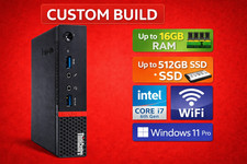 Lenovo ThinkCentre M700 Tiny Core i7 8GB-16GB RAM 128GB 512GB SSD Win 11Pro