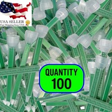 100 Pack Mixing Nozzle Adhesive Dispenser Pla...