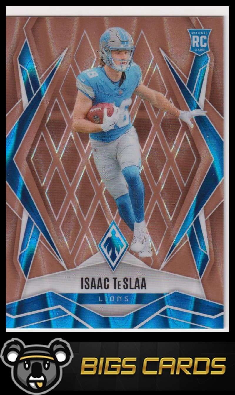 Isaac TeSlaa 2025 Panini Phoenix #189 Bronze Seismic Prizm /15 RC Rookie