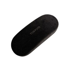 Tom Ford Brown Velvet Hard Shell Sunglasses Case Clamshell Designer Luxury