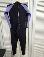 NeoSport women's full-length back-zip neoprene wetsuit Size 8. 7mm
