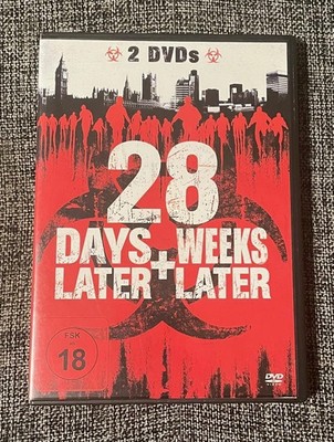 28 Days Later + 28 Weeks Later 2 DVD Box UNCUT FSK 18 Zombie Horror Walking Dead