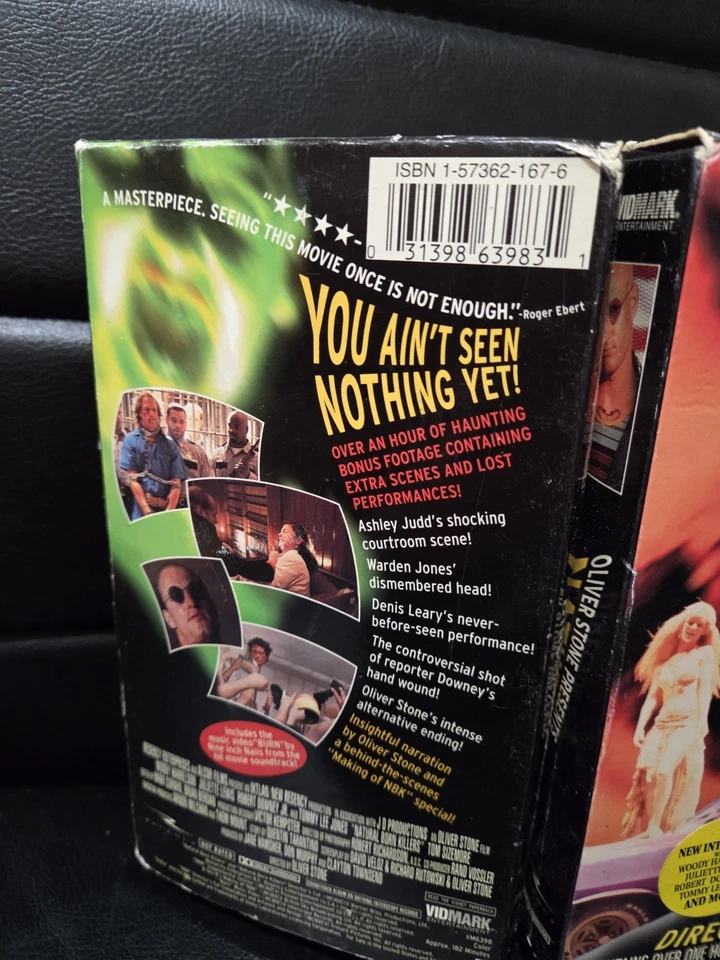 Natural Born Killers Directors Cut VHS 2Tape Set 1994 Horror Gore Foto 3 de 4