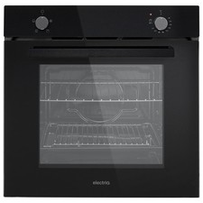 73 L Single Oven – Built-In, Plug-In, A Rated, 4-Func, Black
