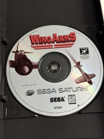 Wing Arms Sega Saturn - Authentic - Complete in Box CIB - Tested & Works