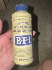 Antique BFI Antiseptic First Aid Dressing & Surgical Powder 1.25 oz Merck & Co.