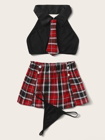 Women's Sexy-Lingerie Babydoll Sleepwear Underwear Lace Dress G-string Nightwear