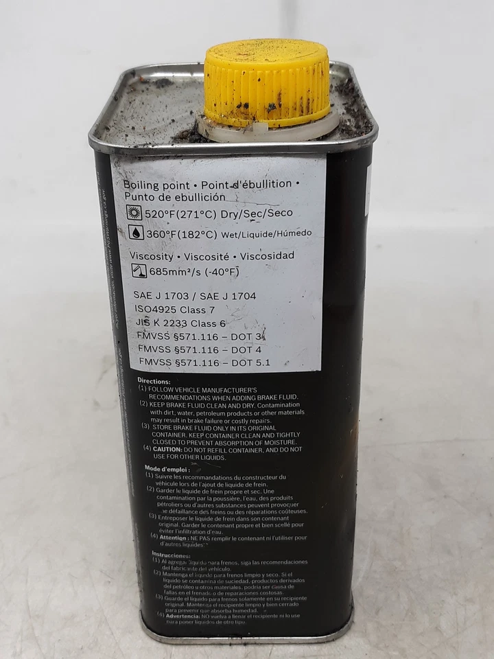 BOSCH ESI6-32N Brake Fluid (Direct Replacement for DOT 3, DOT 4, DOT 5.1) - 1Qt Foto 2 de 4