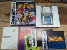 Thumbnail of ebay&reg; auction 127948569916 | Dracula Crazy Vampire Gameboy Color Game Boy Complete w/ Reg CIB Authentic