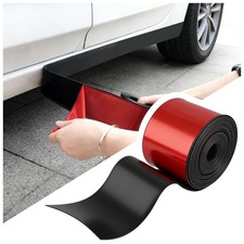 13Ft x 3.15In Side Skirts for Cars Protector,Flexible Rubber Bumper Guard for...