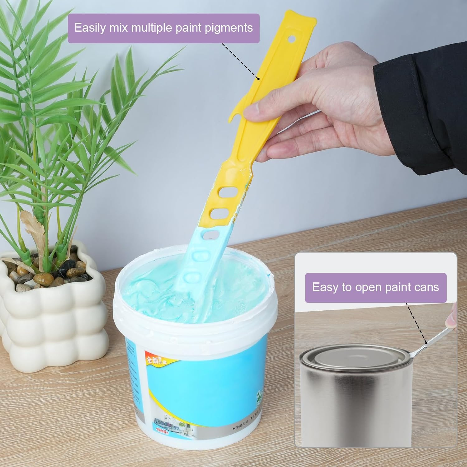 21 Pack Paint Roller Set, 4 Inch and 9 Inch Paint Roller with Frame, Extension 