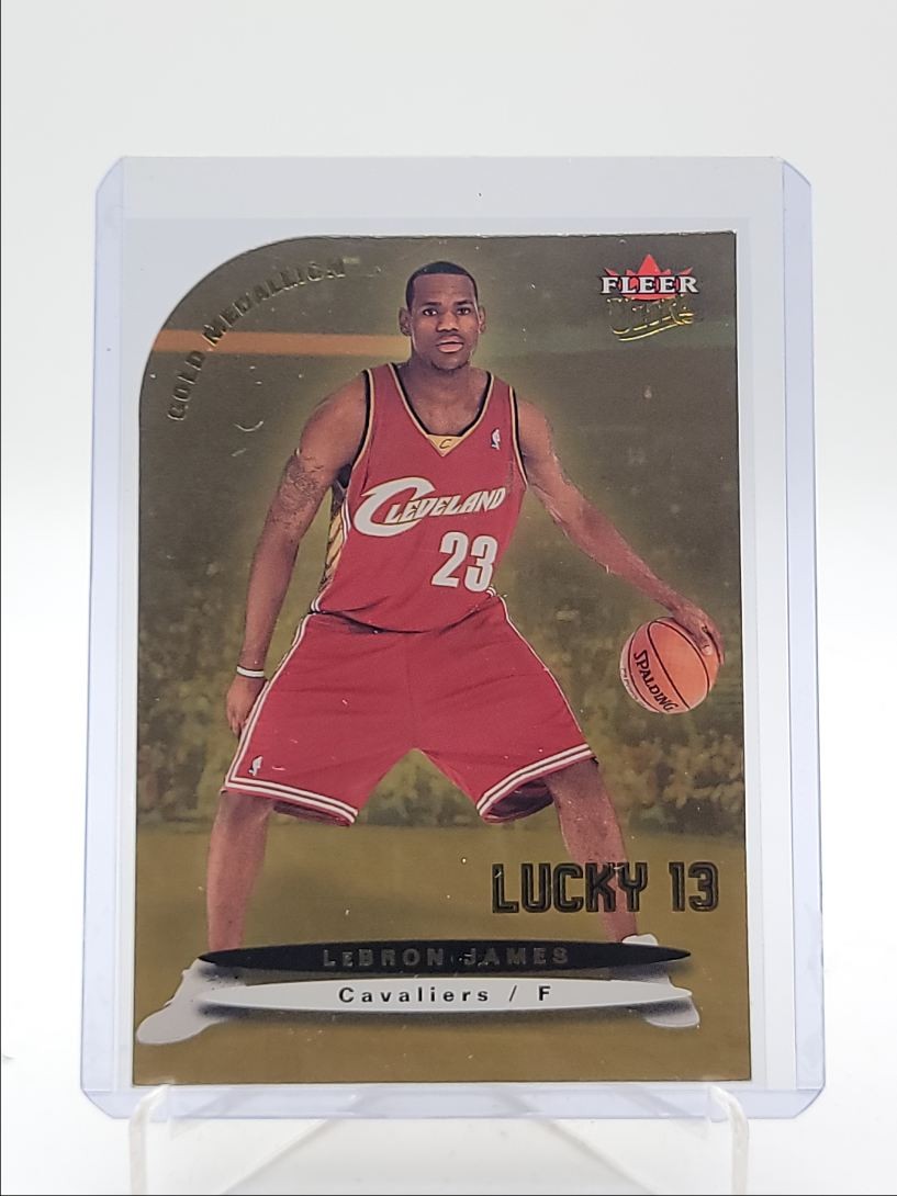 LEBRON JAMES 2003-04 FLEER ULTRA GOLD MEDALLION LUCKY 13 ROOKIE RC Q5966