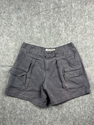 High Sierra Mens Navy Gray Cotton Cargo Shorts Casual/Outdoor/Hiking Size 38