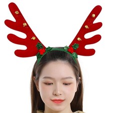 Nuove corna di cervo orecchie cerchio per capelli copricapo orecchini a campana coda accessori per costumi di Natale per ragazza donna lavoro manuale  200000532