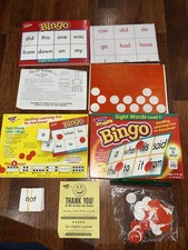 LAKESHORE Sight-Word Bingo Game Level 1. 36 Game Cards, 46 Word Cards Ages 5 