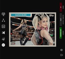 VIDEOGAME Topps WWE Slam 25 - TOPPS FLAGSHIP Base - ALEXA BLISS