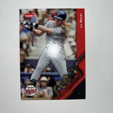 2006 Fleer Stars of Tomorrow Joe Mauer Premiere Card ST-5